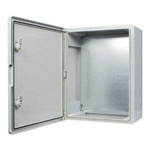 Корпус из АБС-пластика АСКО-УКРЕМ 35*50*19, IP65 серии UBox ударопрочный, непрозрачная дверца