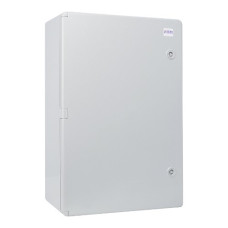 Корпус з АБС-пластику АСКО-УКРЕМ 40*60*20, IP65 серії UBox ударостійкий, непрозорі дверцята