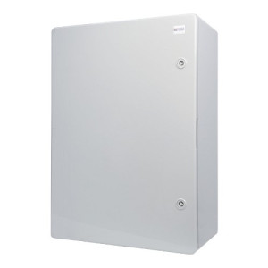 Корпус из АБС-пластика АСКО-УКРЕМ 50*70*25, IP65 серии UBox ударопрочный, непрозрачная дверца