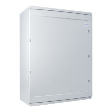 Корпус з АБС-пластику АСКО-УКРЕМ 60*80*28, IP65 серії UBox ударостійкий, непрозорі дверцята