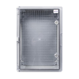 Корпус из АБС-пластика АСКО-УКРЕМ 35*50*19, IP65 серии UBox ударопрочный, прозрачная дверца