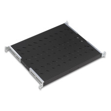 Полиця 19" 1U 370мм, для шаф 600мм, 50кг