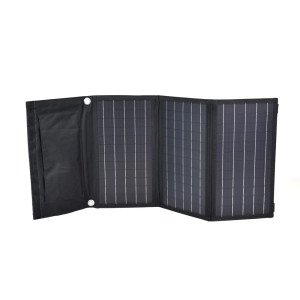 Комплект: сонячна панель 30W Solar Charger, повербанк FEB-310W, кабель REMAX RC-068B-C