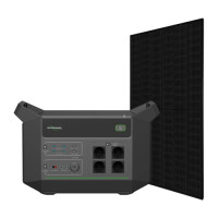 Система автономного живлення однофазна HYXiPower HYX-EA2000 + Canadian Solar CS6R-395MS Full Black