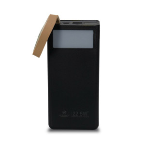 Повербанк 30000mAh Power Bank Kraft TPB-2330 Black 22.5W QC3.0 LED-фонарь