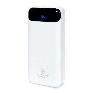 Повербанк 10000mAh Power Bank Kraft TPB-2010 White 22.5W QC3.0