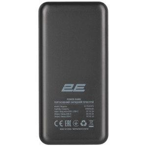 Повербанк 2E 20000mAh PD+QC 3.0 18W black