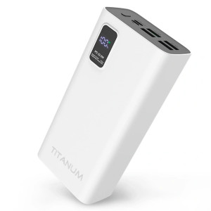 Повербанк TITANUM 728S 30000mAh 22.5W White