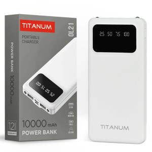 Повербанк TITANUM OL21 White 10000mAh