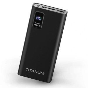 Повербанк TITANUM 727S 20000mAh 22.5W Black