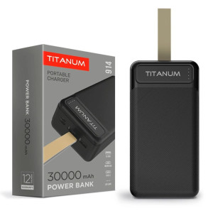 Повербанк TITANUM 914 Black 30000mAh