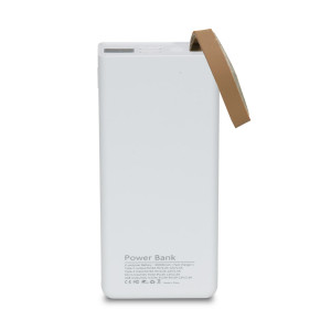 Повербанк 30000mAh Power Bank Kraft TPB-2330 White 22.5W QC3.0 LED-фонарь