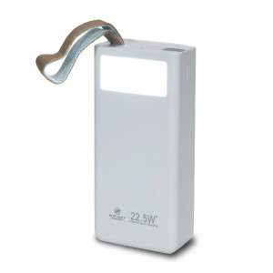 Повербанк 20000mAh Power Bank Kraft TPB-2320 White 22.5W QC3.0 LED-фонарь