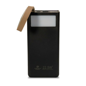 Повербанк 20000mAh Power Bank Kraft TPB-2320 Black 22.5W QC3.0 LED-фонарь