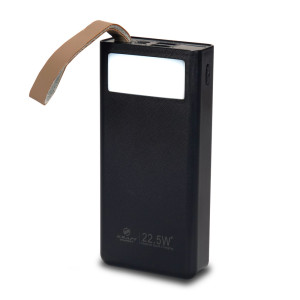 Повербанк 20000mAh Power Bank Kraft TPB-2320 Black 22.5W QC3.0 LED-фонарь