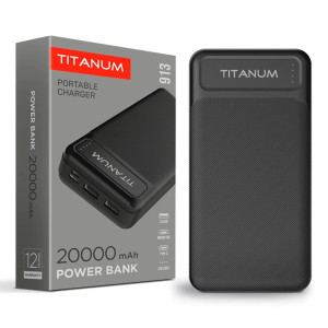 Повербанк TITANUM TPB-913 Black 20000mAh