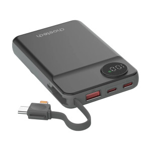 Повербанк Choetech B695 10000mAh QC3.0 PD3.0 беспроводная зарядка Black