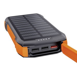 Повербанк с солнечной панелью 20000mAh Choetech B657 Black PD20W+QC QC3.0 PD3.0 беспроводная зарядка