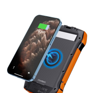 Повербанк с солнечной панелью 20000mAh Choetech B657 Black PD20W+QC QC3.0 PD3.0 беспроводная зарядка