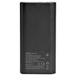 Повербанк VIDEX VPB-320 22.5W 20000mAh Black