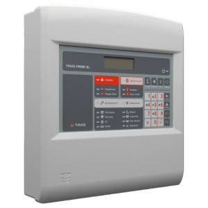 Прилад приймально-контрольний пожежний Тірас Tiras PRIME 8L