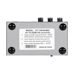 Конвертер видеосигнала AV-HDMI Dtech DT-7005A