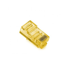 Конектор ATIS UTP RJ45 8 піновий жовтий (100 шт)