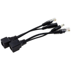 Адаптер SEVEN P-731 PoE SET black
