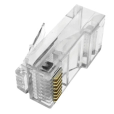 Коннектор (100 шт/уп.) Merlion RJ-45 8P8C UTP Cat-5 Q100 Brown