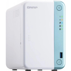 Система зберігання даних QNAP TS-251D-2G з 2 відсіками для дисків, 2GB RAM, настільне виконання