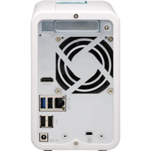 Система зберігання даних QNAP TS-251D-2G з 2 відсіками для дисків, 2GB RAM, настільне виконання