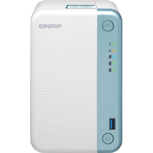 Система зберігання даних QNAP TS-251D-4G з 2 відсіками для дисків, 4GB RAM, настільне виконання