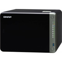 Система хранения данных QNAP TS-653D-8G с 6 отсеками для дисков, 8GB RAM, настольное исполнение Система хранения данных QNAP TS-653D-8G с 6 отсеками для дисков, 8GB RAM, настольное исполнение