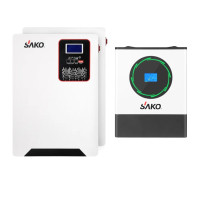 Комплект резервного живлення Sako: гібридний інвертор 11kW SUNPOLO-11K +150A MPPT та 2 акумуляторні батареї 51.2В 6144Втг Комплект резервного живлення Sako: гібридний інвертор 11kW SUNPOLO-11K +150A MPPT та 2 акумуляторні батареї 51.2В 6144Втг
