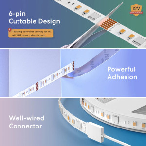 Розумна світлова LED стрічка Wi-Fi Meross MSL320PHK(EU)-5m-Light