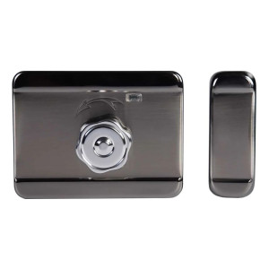Замок биометрический автономный Trinix TRL-5201BTFW Black Left с Bluetooth, считывателем отпечатков пальцев и карт Mifare