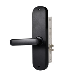 Замок биометрический автономный Trinix TRL-5103BTF Black Left с Bluetooth, считывателем отпечатков пальцев и карт Mifare
