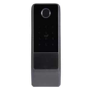 Замок биометрический автономный Trinix TRL-5201BTFW Black Right с Bluetooth, считывателем отпечатков пальцев и карт Mifare