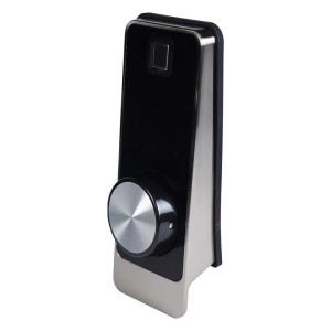 Замок биометрический автономный Trinix TRL-5203BTF Silver Right с Bluetooth, считывателем отпечатков пальцев и карт Mifare