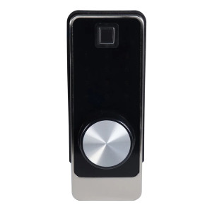 Замок биометрический автономный Trinix TRL-5203BTF Silver Right с Bluetooth, считывателем отпечатков пальцев и карт Mifare