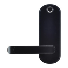 Замок біометричний автономний Trinix TRL-5107BTF Black Left з Bluetooth, зчитувачем відбитків пальців і карт Mifare