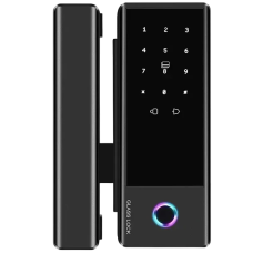 Розумний біометричний замок на скляні двері SEVEN LOCK SL-7776BF black
