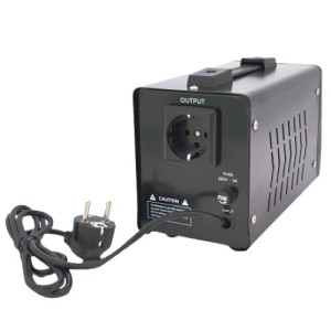 Стабілізатор напруги релейний 1xShuko, DC140-260V, AC220±8%, BOX Green Wave Mauser 1500VA (1050Вт)