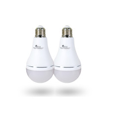 Комплект із двох ламп LED Lightwell BS2C2 9 Вт Е27 з вбудованим акумулятором Комплект із двох ламп LED Lightwell BS2C2 9 Вт Е27 з вбудованим акумулятором