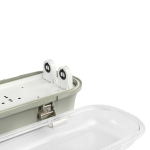 LED світильник IP65 лінійний під лампу 2хТ8 VIDEX 0,6М 220V