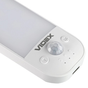 Світильник LED акумуляторний з датчиком руху VIDEX VL-NL014W-S