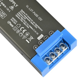 Блок живлення для LED стрічки VIDEX (VL-LST-P400-12V) DC12V 33.3A 400W IP20