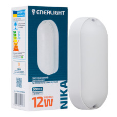 Світильник світлодіодний 12Вт 5000К IP65 з датчиком руху ENERLIGHT NIKA Світильник світлодіодний 12Вт 5000К IP65 з датчиком руху ENERLIGHT NIKA