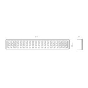 LED светильник аварийный 60 LED 6500K 230V TITANUM TL-EM1108