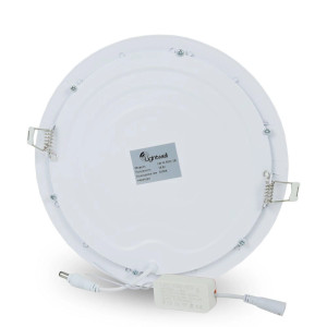 Комплект из 3-х светильников светодиодных LIGHTWELL LW-R-RCD-18 18 W круг, встроенный
